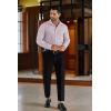 imageCOOFANDY Mens Business Dress Shirts Wrinkle Free Long Sleeve Regular Fit Dress Shirt Textured Casual Button Down ShirtsLavender