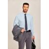 imageCOOFANDY Mens Business Dress Shirts Wrinkle Free Long Sleeve Regular Fit Dress Shirt Textured Casual Button Down ShirtsPrintedgeometric Patterns