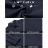imageCOOFANDY Mens Button Down Shirt Casual Untucked Shirts Long Sleeve Dress Shirt with PocketNavy Blue