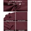 imageCOOFANDY Mens Button Down Shirt Casual Untucked Shirts Long Sleeve Dress Shirt with PocketWine Red