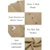 imageCOOFANDY Mens Cardigan Sweater Long Sleeve Casual V Neck Button Down Knitted Sweater with PocketsKhaki