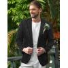 imageCOOFANDY Mens Casual Blazer Suit Jackets Slim Fit One Button Business Sport Coats2  Black