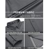 imageCOOFANDY Mens Casual Button Down Shirt Untucked Long Sleeve Stretch Denim Dress ShirtGrey