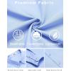 imageCOOFANDY Mens Casual Button Down Shirts Long Sleeve Regualar Fit Dress Shirt Oxford Shirts for MenLight Blue