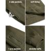 imageCOOFANDY Mens Casual Jacket Lightweight Waffle Bomber Sweatshirt Sweater Jacket Zip Up Varsity CoatArmy Green