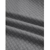 imageCOOFANDY Mens Casual Jacket Lightweight Waffle Bomber Sweatshirt Sweater Jacket Zip Up Varsity CoatDark Grey