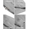 imageCOOFANDY Mens Casual Jacket Lightweight Waffle Bomber Sweatshirt Sweater Jacket Zip Up Varsity CoatLight Grey