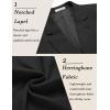 imageCOOFANDY Mens Casual Knit Blazer Suit Jacket Lightweight Sport Coats Two Button