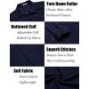 imageCOOFANDY Mens Casual Shirt Long Sleeve Button Down Lightweight Flannel ShirtsNavy