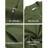 imageCOOFANDY Mens Cotton Bomber Jacket Lightweight Flight Jackets Casual Softshell Varisty JacketArmy Green