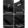imageCOOFANDY Mens Cotton Bomber Jacket Lightweight Flight Jackets Casual Softshell Varisty JacketBlack