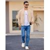 imageCOOFANDY Mens Cotton Bomber Jacket Lightweight Flight Jackets Casual Softshell Varisty JacketKhaki1