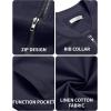 imageCOOFANDY Mens Cotton Bomber Jacket Lightweight Flight Jackets Casual Softshell Varisty JacketNavy Blue