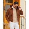 imageCOOFANDY Mens Crew Neck Pullover Sweater Slim Fit Long Sleeve Knit Sweaters Lightweight Dress Casual Crewneck SweaterApricot