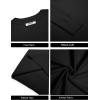 imageCOOFANDY Mens Crew Neck Pullover Sweater Slim Fit Long Sleeve Knit Sweaters Lightweight Dress Casual Crewneck SweaterBlack