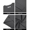 imageCOOFANDY Mens Crew Neck Pullover Sweater Slim Fit Long Sleeve Knit Sweaters Lightweight Dress Casual Crewneck SweaterGrey
