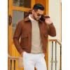 imageCOOFANDY Mens Crew Neck Pullover Sweater Slim Fit Long Sleeve Knit Sweaters Lightweight Dress Casual Crewneck SweaterKhaki