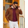 imageCOOFANDY Mens Crew Neck Pullover Sweater Slim Fit Long Sleeve Knit Sweaters Lightweight Dress Casual Crewneck SweaterWine Red