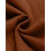 imageCOOFANDY Mens Double Breasted Pea Coat Winter Overcoat Short Trench Coat Notched CollarBrown