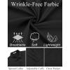 imageCOOFANDY Mens Dress Shirt Long Sleeve Button Down Shirts Business Casual Wrinkle Free Shirts with PocketBlack
