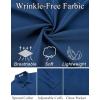 imageCOOFANDY Mens Dress Shirt Long Sleeve Button Down Shirts Business Casual Wrinkle Free Shirts with PocketNavy Blue