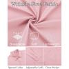 imageCOOFANDY Mens Dress Shirt Long Sleeve Button Down Shirts Business Casual Wrinkle Free Shirts with PocketPink