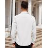 imageCOOFANDY Mens Dress Shirt Long Sleeve Button Down Shirts Business Casual Wrinkle Free Shirts with PocketWhite