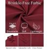 imageCOOFANDY Mens Dress Shirt Long Sleeve Button Down Shirts Business Casual Wrinkle Free Shirts with PocketWine Red