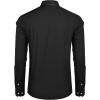imageCOOFANDY Mens Dress Shirt Long Sleeve Casual Button Down Paisley Shirts Party Wedding Dress ShirtBlack