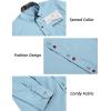 imageCOOFANDY Mens Dress Shirt Long Sleeve Casual Button Down Paisley Shirts Party Wedding Dress ShirtLight Blue