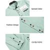 imageCOOFANDY Mens Dress Shirt Long Sleeve Casual Button Down Paisley Shirts Party Wedding Dress ShirtMint
