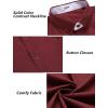 imageCOOFANDY Mens Dress Shirt Long Sleeve Casual Button Down Paisley Shirts Party Wedding Dress ShirtMulticolor Burgundy White