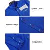 imageCOOFANDY Mens Dress Shirt Long Sleeve Casual Button Down Paisley Shirts Party Wedding Dress ShirtRoyal Blue