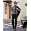 imageCOOFANDY Mens Dress Shirt Solid Long Sleeve Wrinkle Free Formal Shirt Business Button Down Shirts with PocketDark Grey