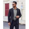 imageCOOFANDY Mens Dress Shirt Solid Long Sleeve Wrinkle Free Formal Shirt Business Button Down Shirts with PocketLight Grey