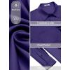 imageCOOFANDY Mens Dress Shirt Solid Long Sleeve Wrinkle Free Formal Shirt Business Button Down Shirts with PocketPurple