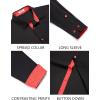 imageCOOFANDY Mens Dress Shirt Wrinkle Free Regular Fit Stretch Long Sleeve Button Down ShirtsBlack