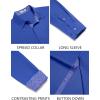 imageCOOFANDY Mens Dress Shirt Wrinkle Free Regular Fit Stretch Long Sleeve Button Down ShirtsBlue