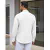 imageCOOFANDY Mens Dress Shirt Wrinkle Free Regular Fit Stretch Long Sleeve Button Down ShirtsCoconut Milk