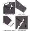 imageCOOFANDY Mens Dress Shirt Wrinkle Free Regular Fit Stretch Long Sleeve Button Down ShirtsGranite Gray