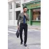 imageCOOFANDY Mens Dress Shirts Long Sleeve Button Down Shirt Regular Fit Formal Business ShirtsDark Grey