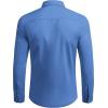 imageCOOFANDY Mens Dress Shirts Long Sleeve Button Up Shirts Formal Business ShirtBlue