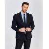 imageCOOFANDY Mens Dress Shirts Long Sleeve Plaid Button Down Shirt Business Casual Stretch Shirts with PocketBlue White Plaid