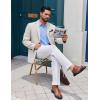 imageCOOFANDY Mens Dress Shirts Long Sleeve Plaid Button Down Shirt Business Casual Stretch Shirts with PocketLight Blue Plaid