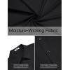 imageCOOFANDY Mens Dress Shirts Long Sleeve Poplin Formal Shirt Casual Button Down ShirtsBlack