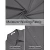 imageCOOFANDY Mens Dress Shirts Long Sleeve Poplin Formal Shirt Casual Button Down ShirtsDark Grey
