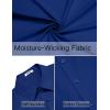 imageCOOFANDY Mens Dress Shirts Long Sleeve Poplin Formal Shirt Casual Button Down ShirtsRoyal Azure