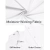 imageCOOFANDY Mens Dress Shirts Long Sleeve Poplin Formal Shirt Casual Button Down ShirtsWhite