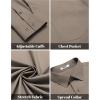 imageCOOFANDY Mens Dress Shirts Long Sleeve Wrinkle Free Button Down Shirts Formal Business ShirtBeige