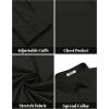 imageCOOFANDY Mens Dress Shirts Long Sleeve Wrinkle Free Button Down Shirts Formal Business ShirtBlack